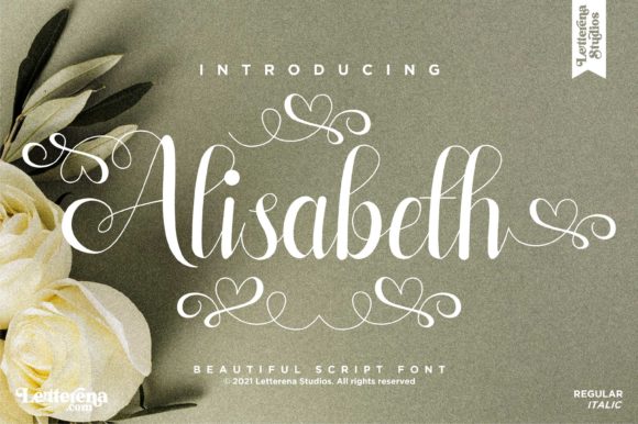 Alisabeth: A Handwritten Font for Dazzling Web Designs