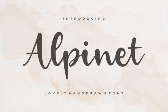 Alpinet: A Handwritten Font for Elegant Web Design