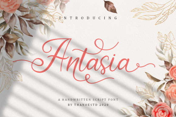Antasia: A Luxurious Handwritten Font for Elegant Branding