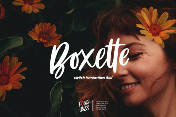 Boxette: A Casual and Elegant Handwritten Font for Branding