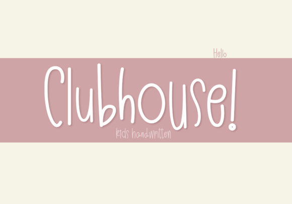 Clubhouse: A Playful Script Font for Memorable Branding
