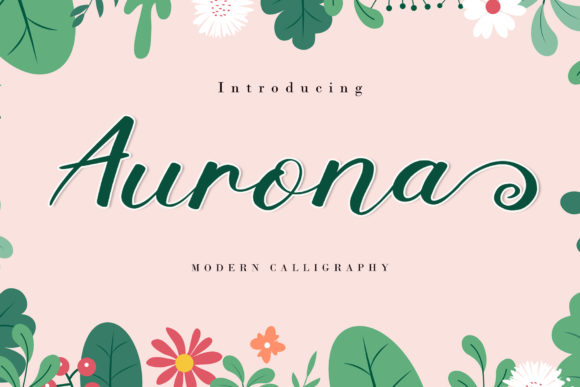 Discover Aurona: A Handwritten Font for Stunning Web Design