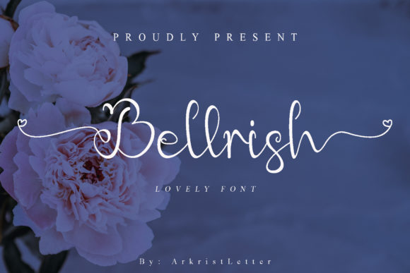 Discover Bellrish: A Romantic Script Font for Web Design