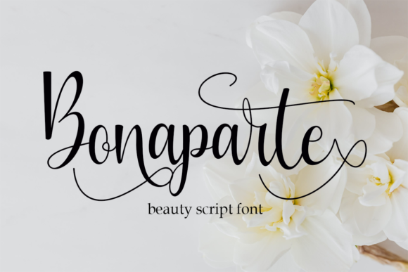 Discover Bonaparte: A Classy Script Font for Elegant Publishing