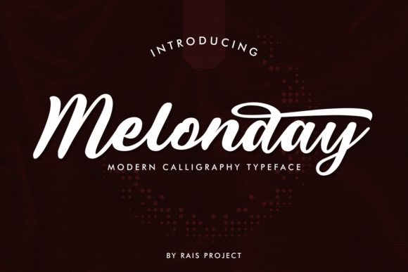 Discover Melonday: A Handwritten Font for Editorial Elegance