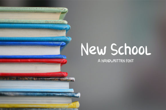 Discover New School: A Sweet and Friendly Handwritten Font