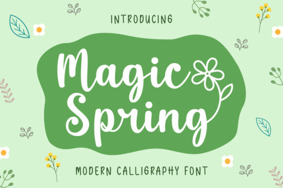 Elevate Your Craft with Magic Spring Font