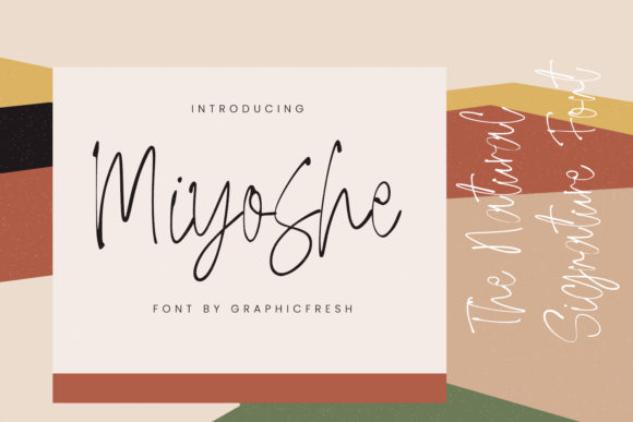 Elevate Your Craft with Miyoshe: A Delicate Script Font