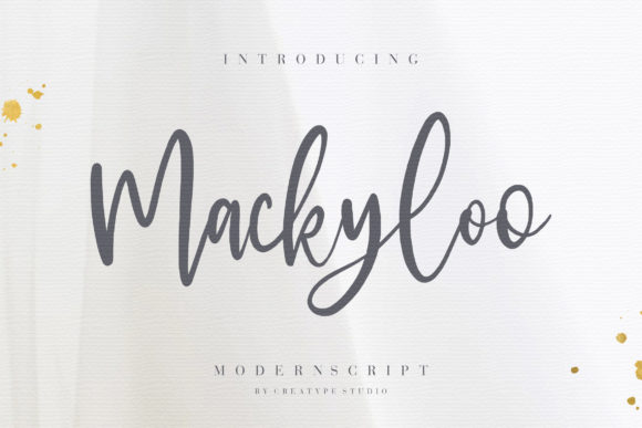 Elevate Your Editorial Design with Mackyloo Font
