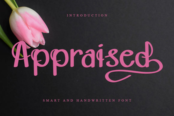Enhance Your Brand with Appraised: A Stylish Handwritten Font