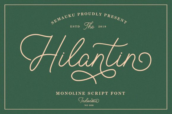 Enhance Your Brand with Hilantin, the Delicate Handwritten Font
