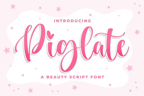 Enhance Your Brand with Piglate: A Premium Handwritten Font