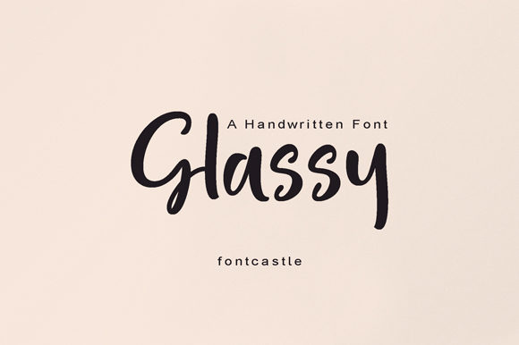 Enhance Your Campaign with Glassy: A Bouncy Handwritten Font