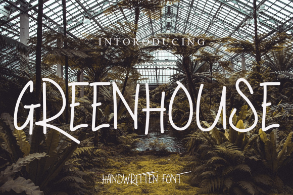 Greenhouse: A Handwritten Font for Natural Web Design