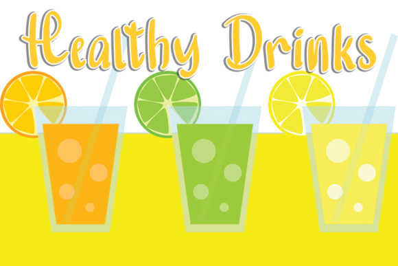 Healthy Drinks: A Charming Handwritten Font for Crafters