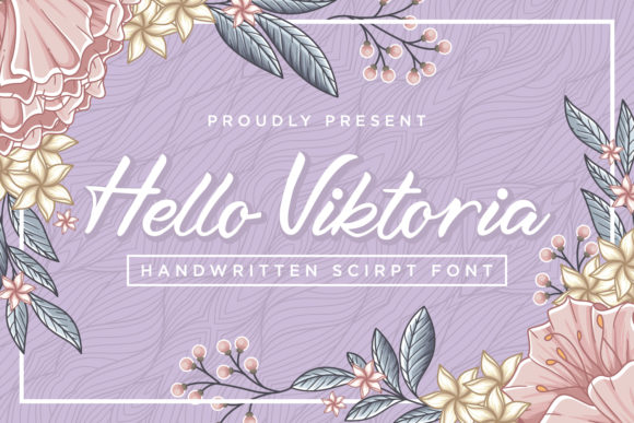 Hello Viktoria: A Refined Handwritten Font for Elegant Branding