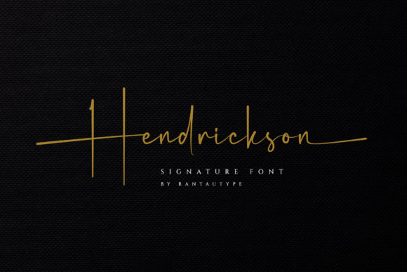Hendrickson: A Versatile Script for Modern Design