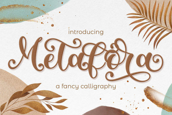 Metafora: A Font for Elegant Handmade Creations