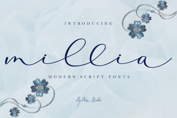 Millia: A Dazzling Script Font for Web Design
