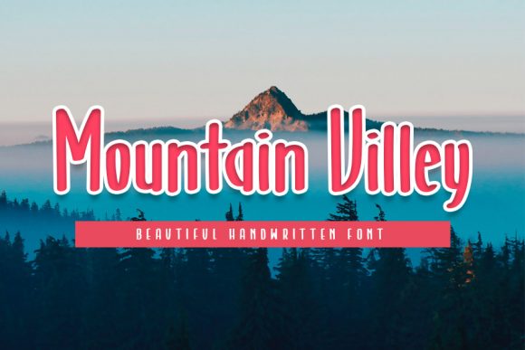 Mountain Villey: A Handwritten Font for Unique Branding