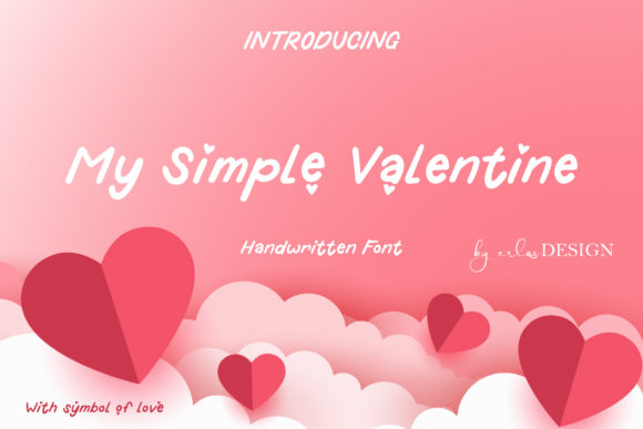 My Simple Valentine: A Handwritten Font for Engaging Web Design