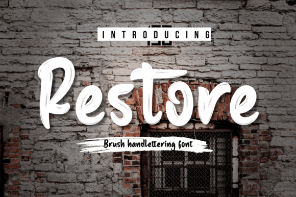 Restore: A Handwritten Font for Editorial Elegance