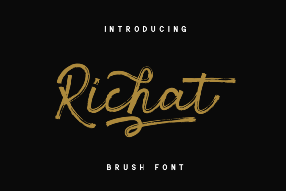 Richat: An Elegant Handwritten Font for Web Design