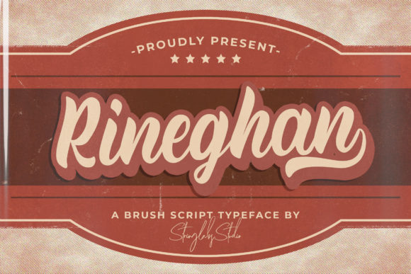 Rineghan: A Script Font with Elegant Versatility