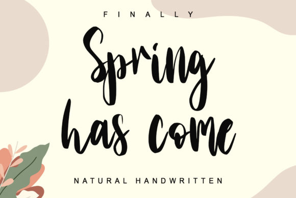 Spring Has Come: Elevate Your Campaigns with Elegant Handwritten Font